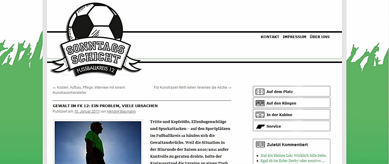 Screenshot sonntagsschicht.de // danieldrepper